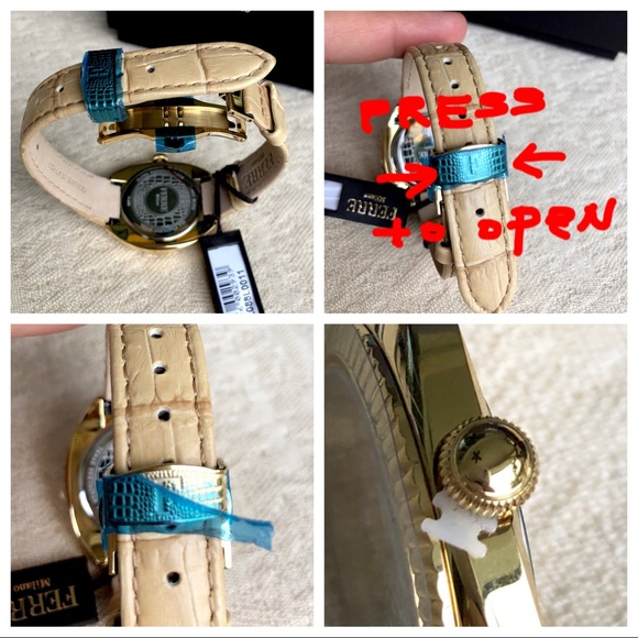 FERRE MILANO Swiss made women’s watch leather strap - Picture 15 of 16